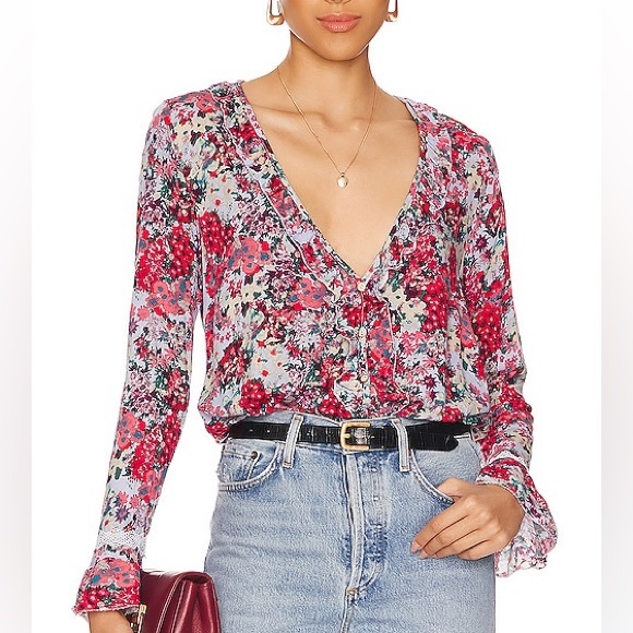 NWT FP Free People Intimately Heat Wave Bodysuit in Rose Garden | Revolve - Picture 2 of 14